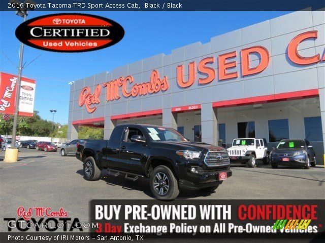 2016 Toyota Tacoma TRD Sport Access Cab in Black