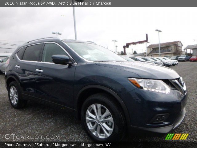 2016 Nissan Rogue SV AWD in Arctic Blue Metallic