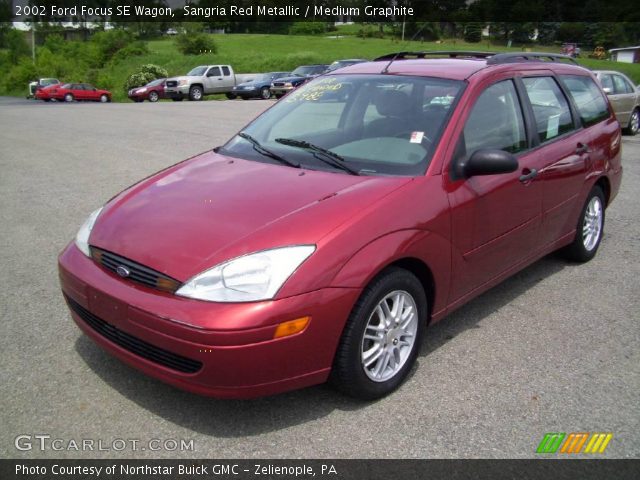 2002 Ford Focus SE Wagon in Sangria Red Metallic