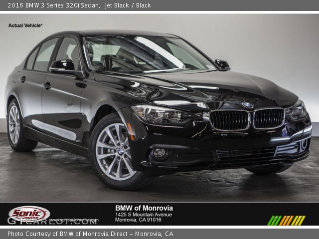 2016 BMW 3 Series 320i Sedan in Jet Black