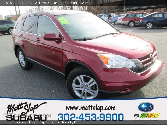 2010 Honda CR-V EX-L AWD in Tango Red Pearl