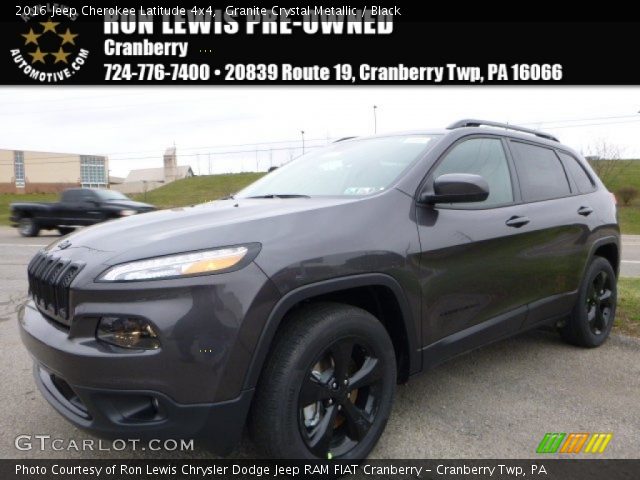 2016 Jeep Cherokee Latitude 4x4 in Granite Crystal Metallic