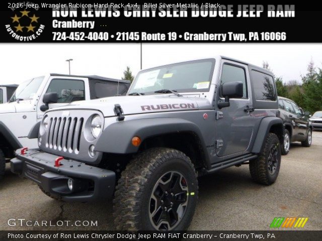 2016 Jeep Wrangler Rubicon Hard Rock 4x4 in Billet Silver Metallic