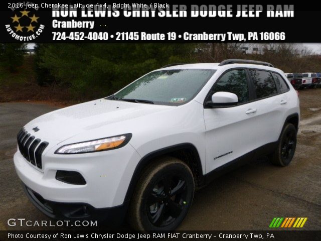 2016 Jeep Cherokee Latitude 4x4 in Bright White