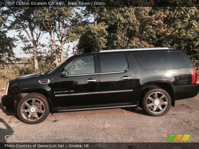 2008 Cadillac Escalade ESV AWD in Black Raven