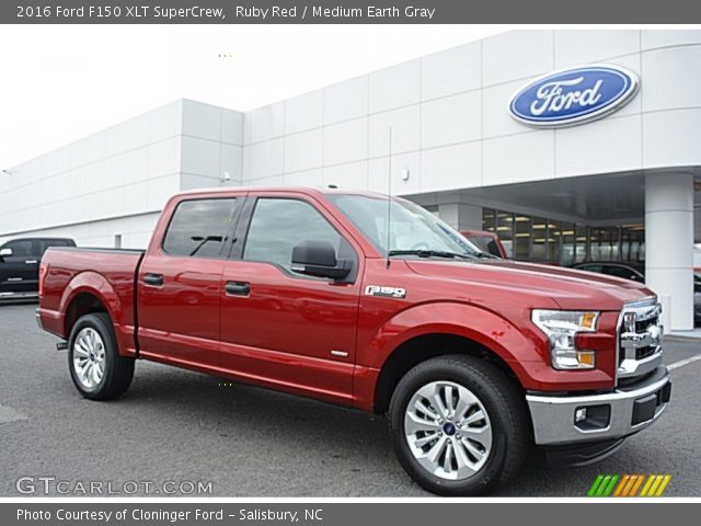 2016 Ford F150 XLT SuperCrew in Ruby Red