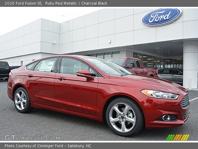 2016 Ford Fusion SE in Ruby Red Metallic