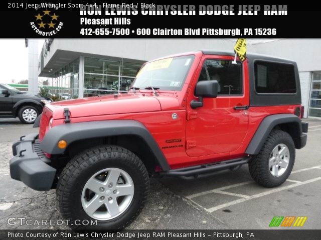 2014 Jeep Wrangler Sport 4x4 in Flame Red