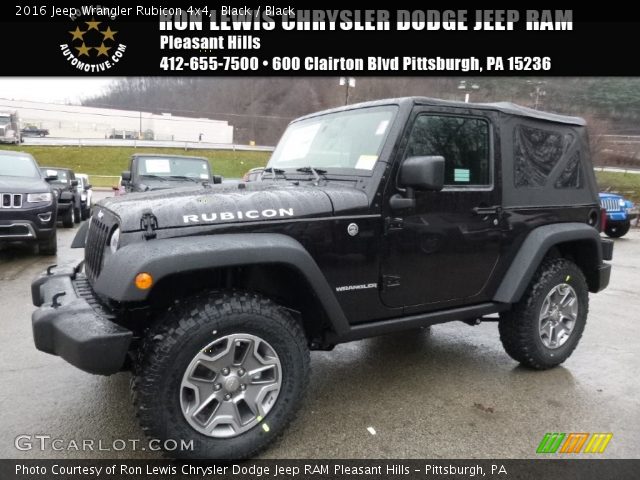 2016 Jeep Wrangler Rubicon 4x4 in Black