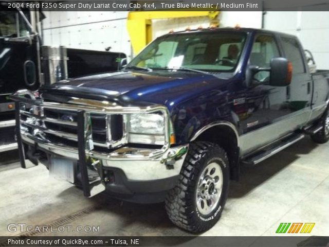 2004 Ford F350 Super Duty Lariat Crew Cab 4x4 in True Blue Metallic