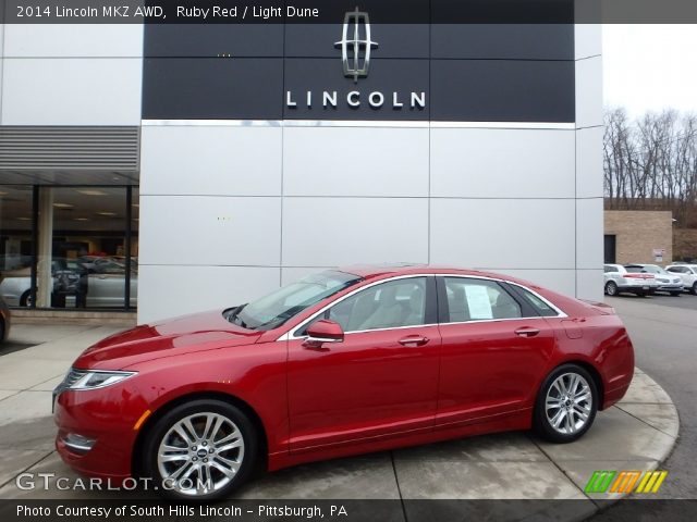 2014 Lincoln MKZ AWD in Ruby Red