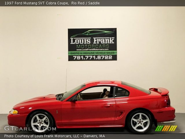 1997 Ford Mustang SVT Cobra Coupe in Rio Red