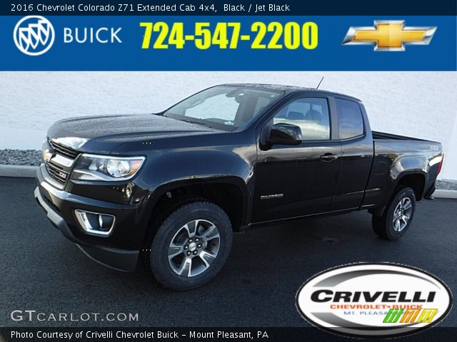 2016 Chevrolet Colorado Z71 Extended Cab 4x4 in Black