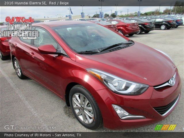 2016 Hyundai Elantra SE in Red