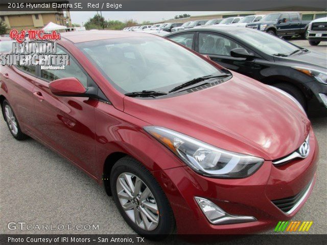 2016 Hyundai Elantra SE in Red