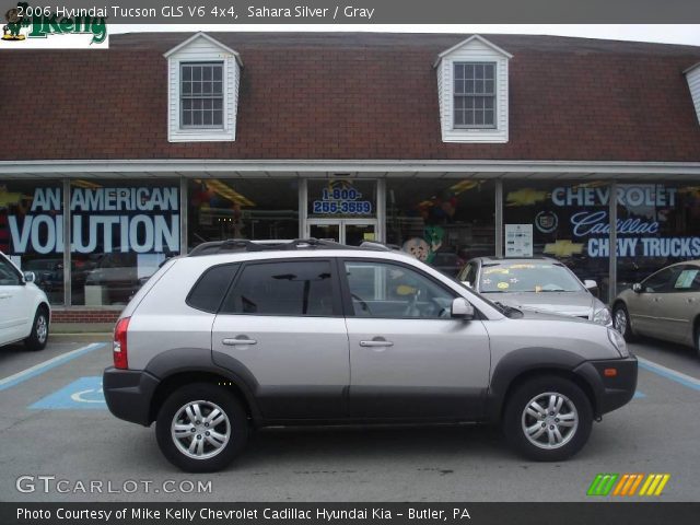 2006 Hyundai Tucson GLS V6 4x4 in Sahara Silver