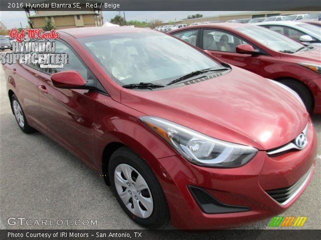 2016 Hyundai Elantra SE in Red