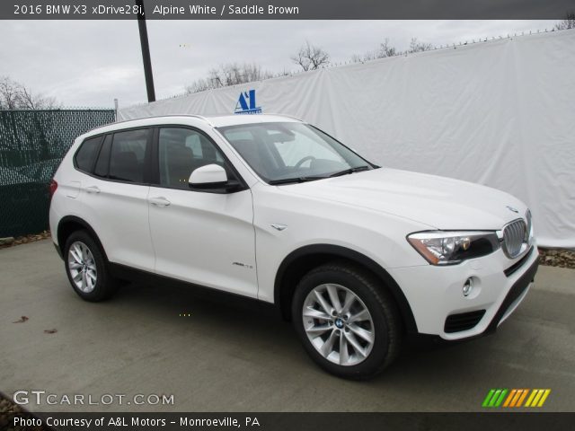 2016 BMW X3 xDrive28i in Alpine White