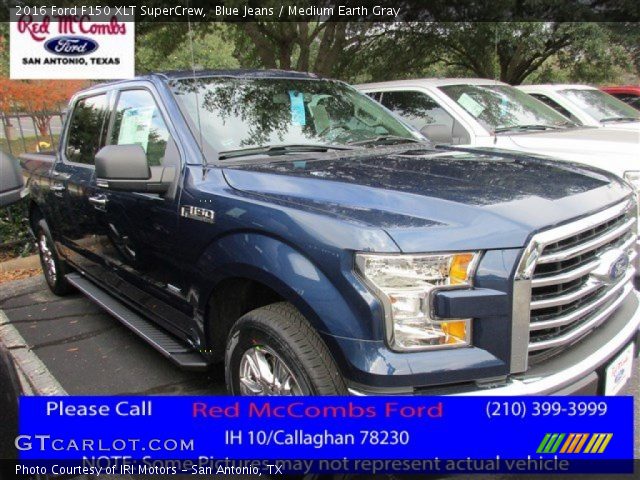 2016 Ford F150 XLT SuperCrew in Blue Jeans