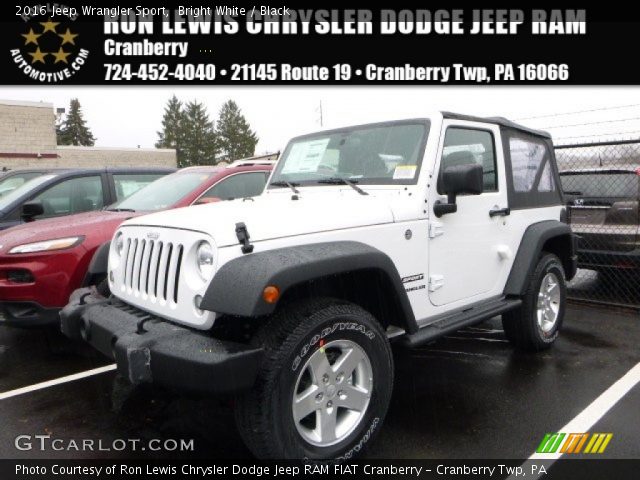 2016 Jeep Wrangler Sport in Bright White