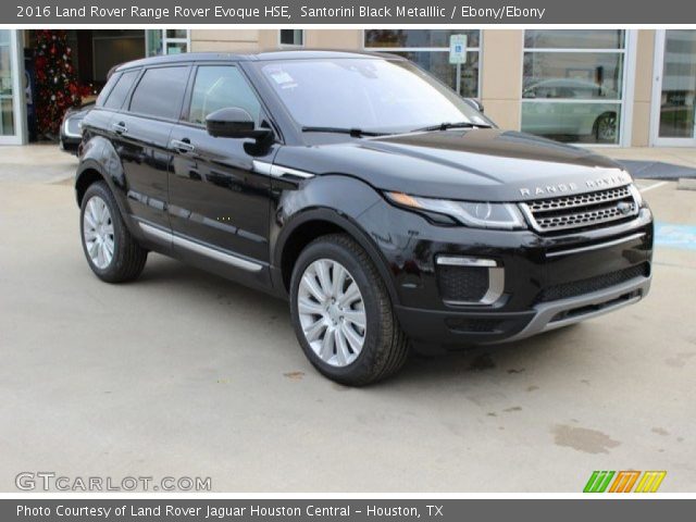2016 Land Rover Range Rover Evoque HSE in Santorini Black Metalllic