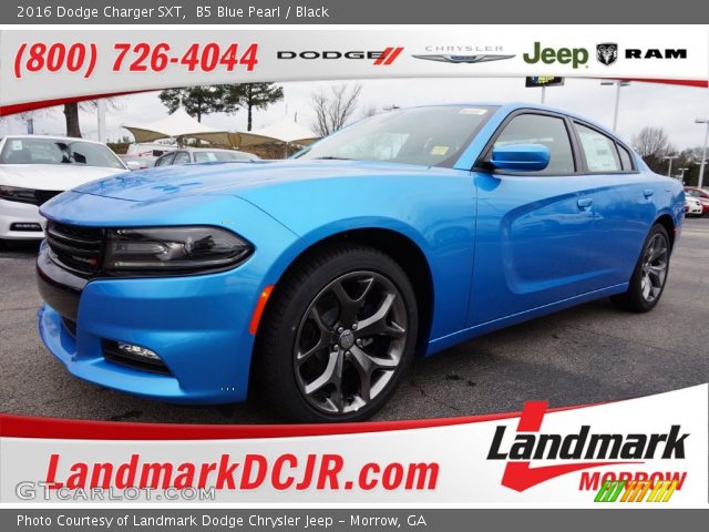 2016 Dodge Charger SXT in B5 Blue Pearl