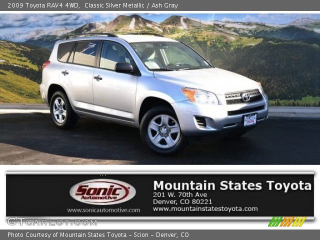 2009 Toyota RAV4 4WD in Classic Silver Metallic