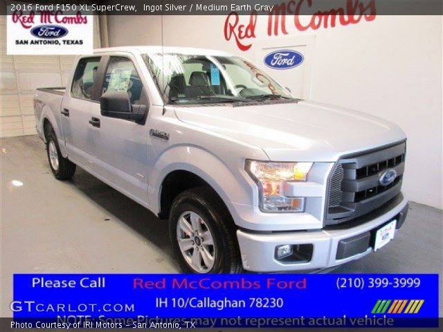 2016 Ford F150 XL SuperCrew in Ingot Silver