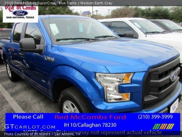 2016 Ford F150 XL SuperCrew in Blue Flame