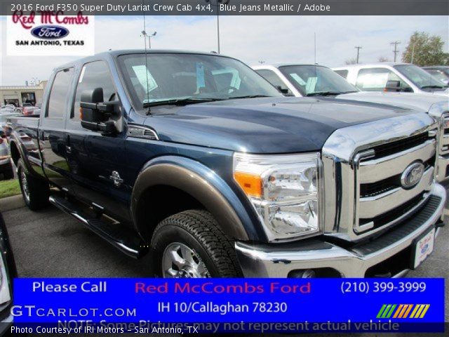 2016 Ford F350 Super Duty Lariat Crew Cab 4x4 in Blue Jeans Metallic