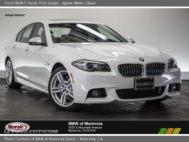 2016 BMW 5 Series 535i Sedan in Alpine White