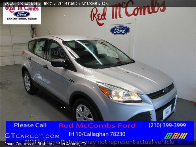 2016 Ford Escape S in Ingot Silver Metallic