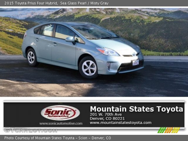 2015 Toyota Prius Four Hybrid in Sea Glass Pearl
