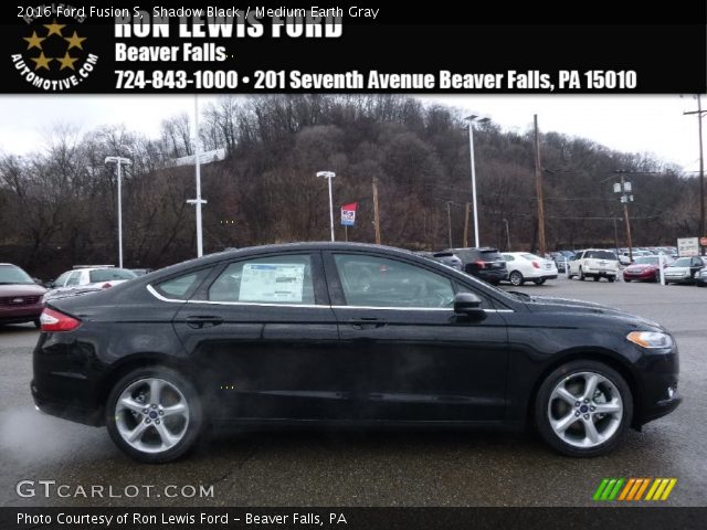2016 Ford Fusion S in Shadow Black