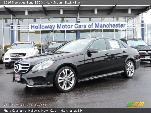 2016 Mercedes-Benz E 350 4Matic Sedan in Black