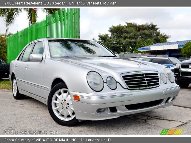 2001 Mercedes-Benz E 320 Sedan in Brilliant Silver Metallic