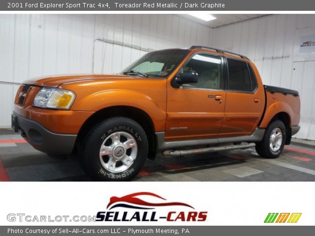 2001 Ford Explorer Sport Trac 4x4 in Toreador Red Metallic