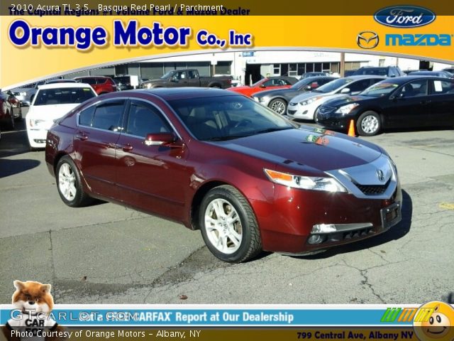 2010 Acura TL 3.5 in Basque Red Pearl