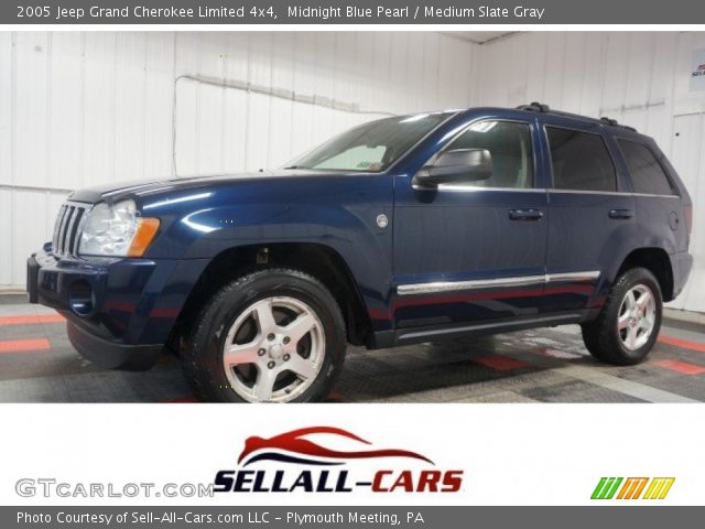 2005 Jeep Grand Cherokee Limited 4x4 in Midnight Blue Pearl