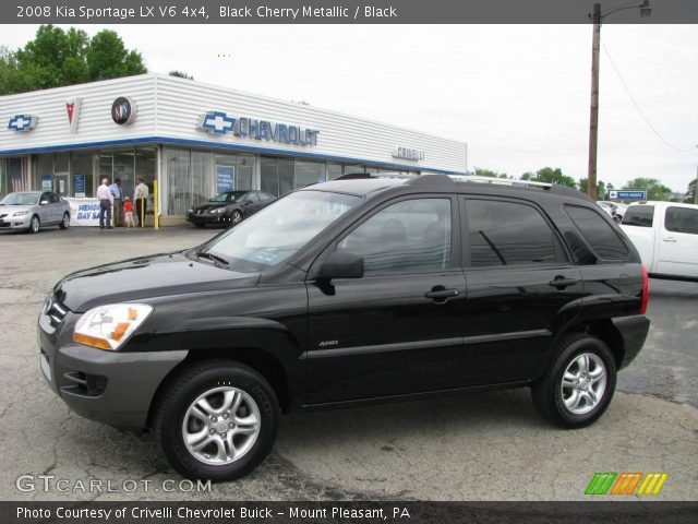 2008 Kia Sportage LX V6 4x4 in Black Cherry Metallic