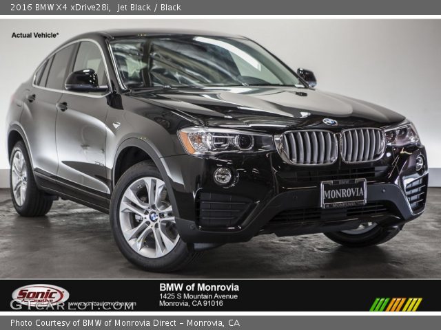 2016 BMW X4 xDrive28i in Jet Black