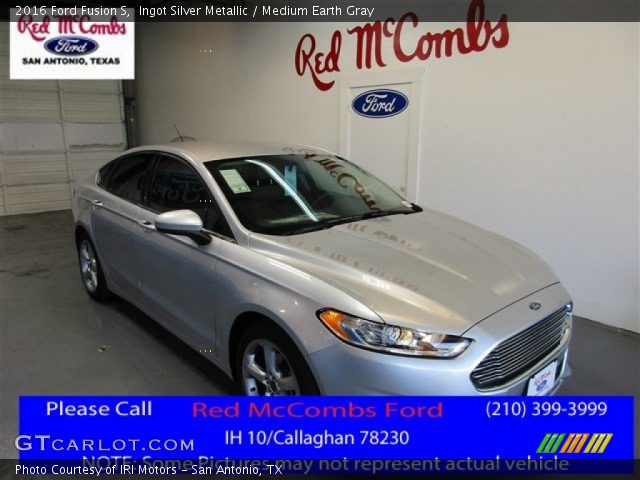 2016 Ford Fusion S in Ingot Silver Metallic