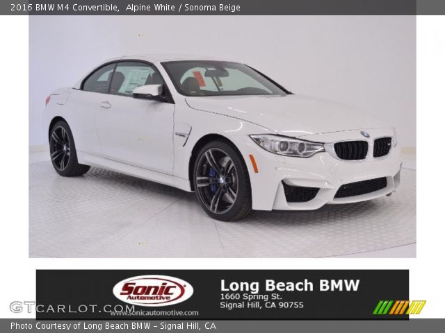 2016 BMW M4 Convertible in Alpine White