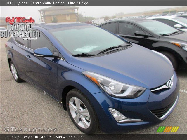 2016 Hyundai Elantra Value Edition in Blue