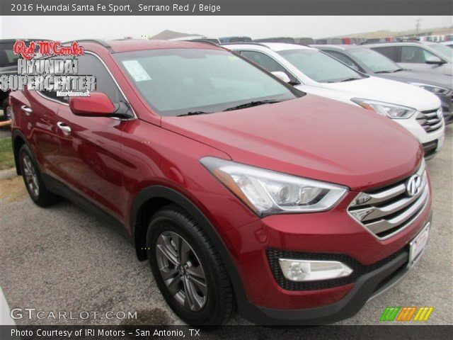 2016 Hyundai Santa Fe Sport  in Serrano Red