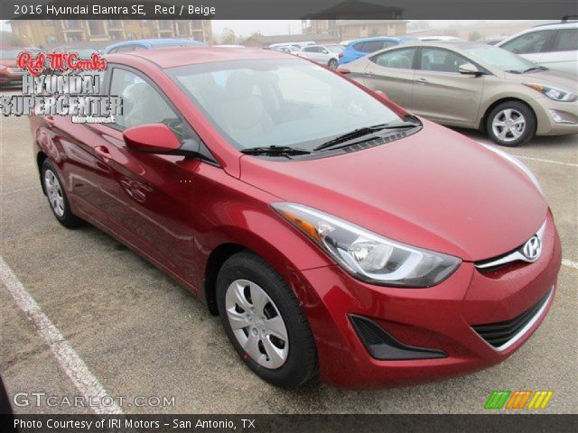 2016 Hyundai Elantra SE in Red