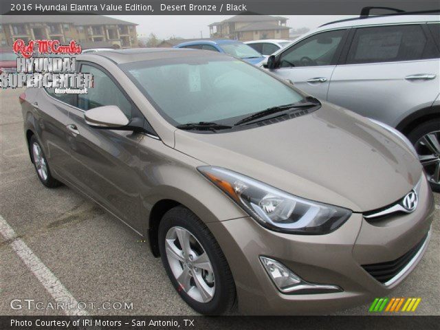 2016 Hyundai Elantra Value Edition in Desert Bronze