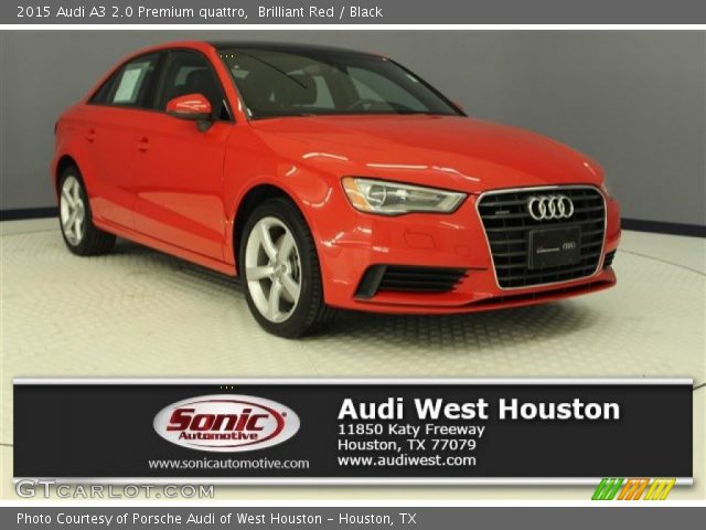 2015 Audi A3 2.0 Premium quattro in Brilliant Red