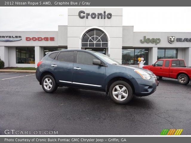 2012 Nissan Rogue S AWD in Graphite Blue