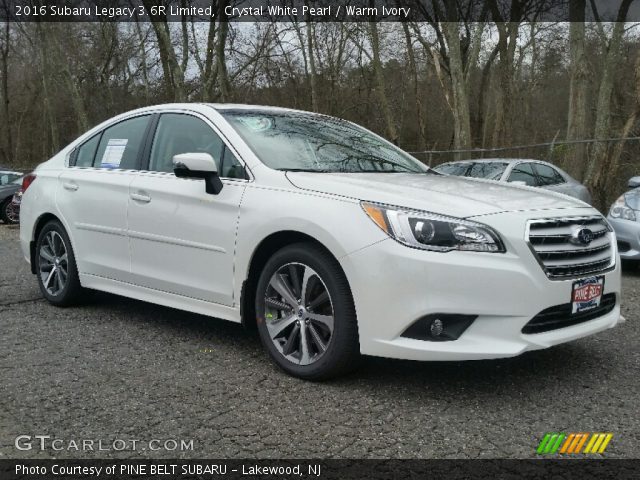 2016 Subaru Legacy 3.6R Limited in Crystal White Pearl